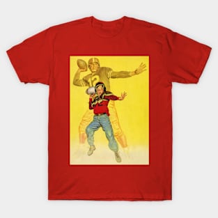 Vintage Sports, Boy as Future Football Quarterback T-Shirt